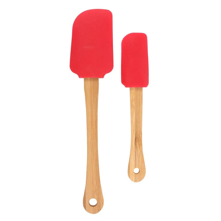Santa s Helper Silicone Spatula Set - Non-Scratch Mixing Utensils for Festive Cooking