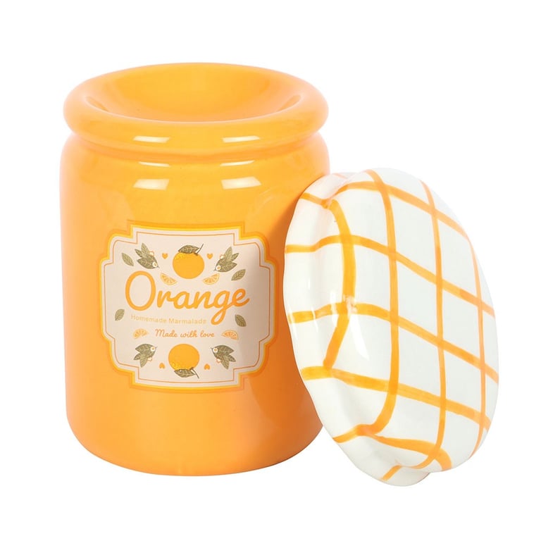 Orange Marmalade Oil Burner and Wax Warmer - Vintage Jam Jar Fragrance Diffuser