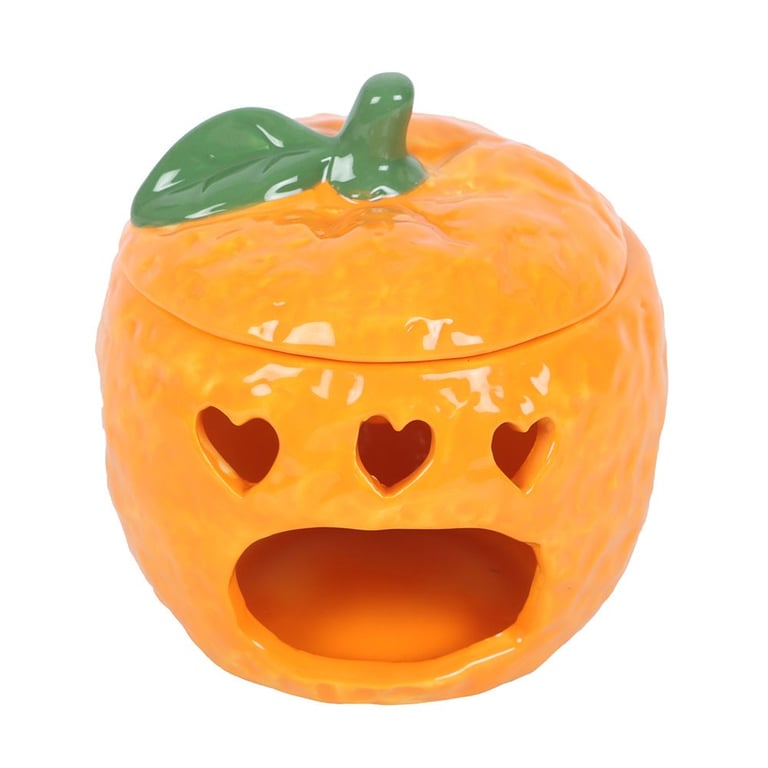 Orange Oil Burner - Citrus Fragrance Diffuser for Kitchen and Living Room Decoration