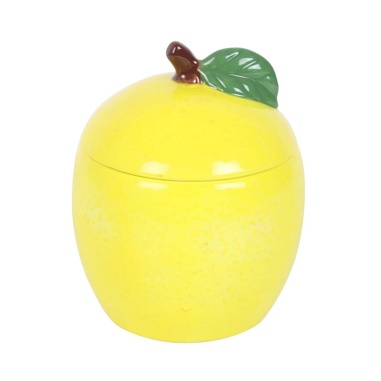Lemon Shaped Scented Candle Jar - 16 Hour Burn Time Home Fragrance