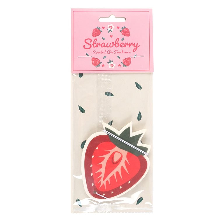 Strawberry Scented Air Freshener - Sweet Fruity Fragrance for Home and Car