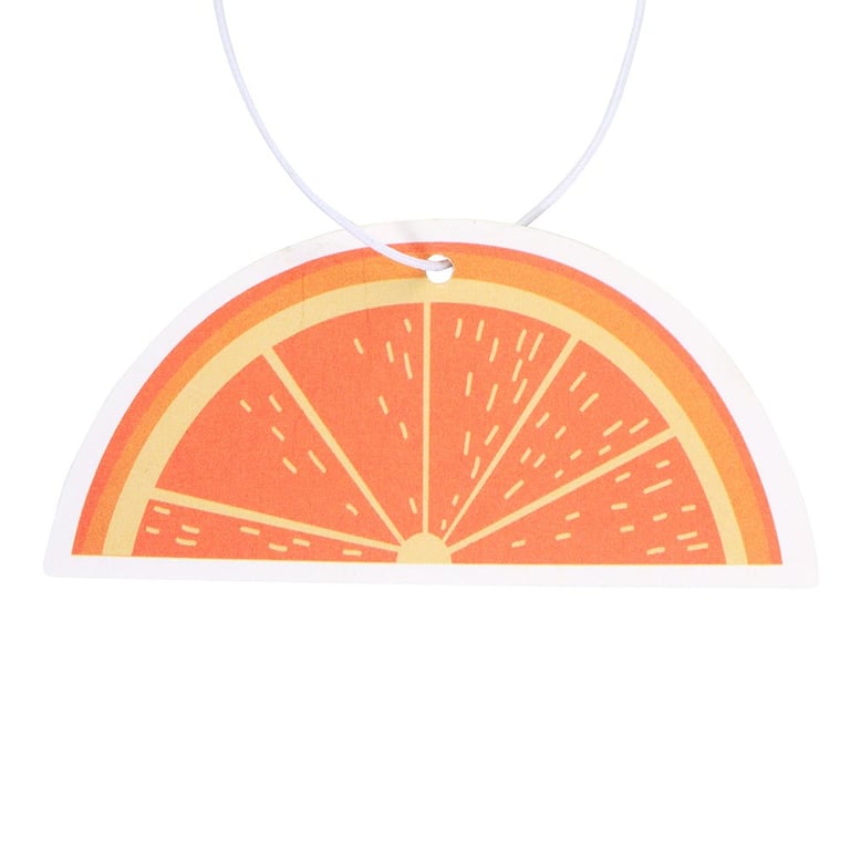 Orange Scented Air Freshener - Refreshing Fruity Aroma for Home or Car Use