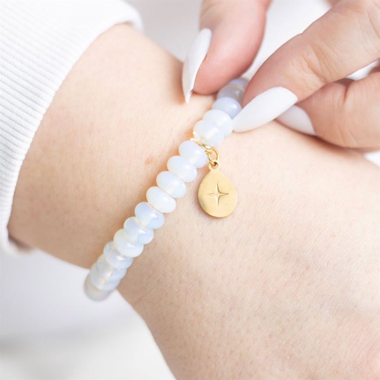 Opalite Manifestation Bracelet - Enhance Intuition and Spiritual Guidance
