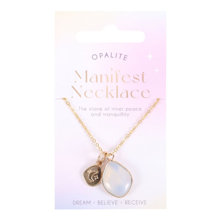 Opalite Manifestation Necklace: Intuition & Spiritual Insight