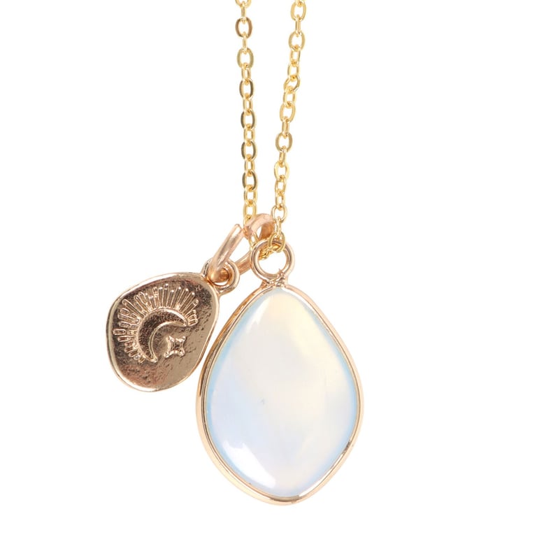 Opalite Manifestation Necklace: Intuition & Spiritual Insight