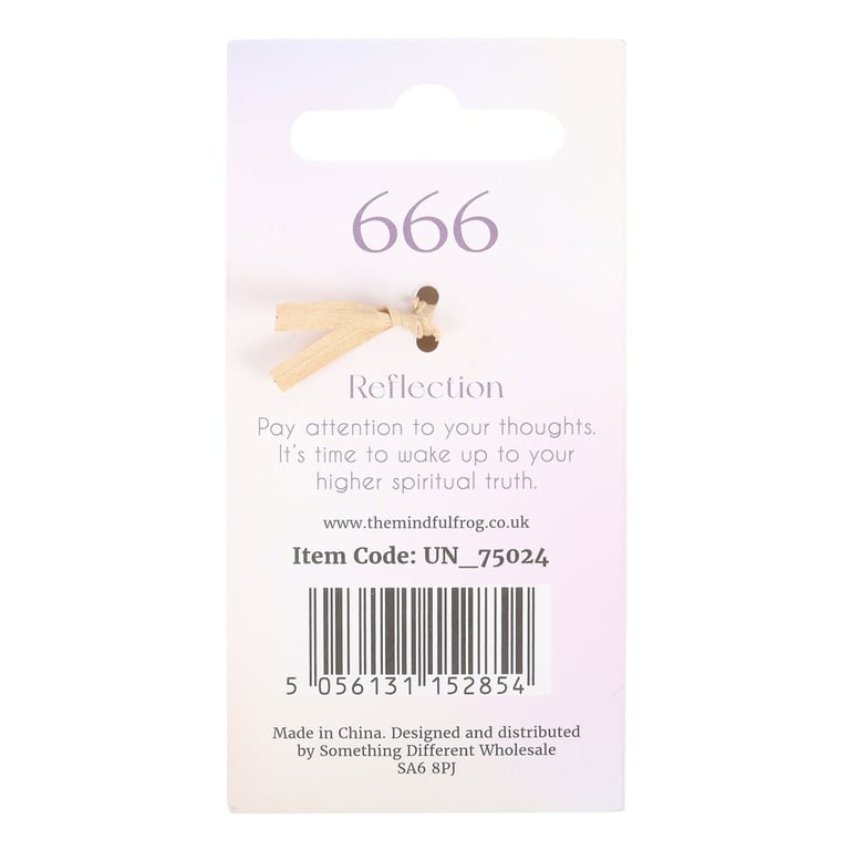666 Angel Number Spiritual Keyring - Divine Guidance and Positive Energy