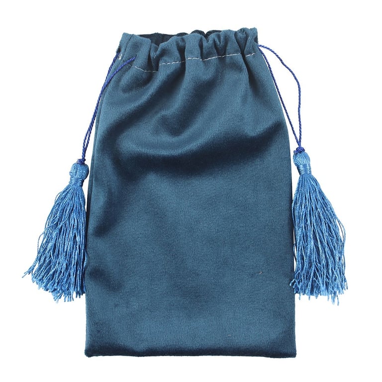 The Star Vintage Tarot Velvet Drawstring Bag - Store Your Tarot Decks and Crystals in Style