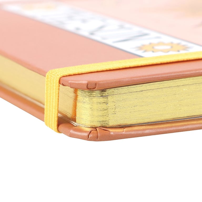 The Sun Vintage Tarot A5 Lined Pages Notebook