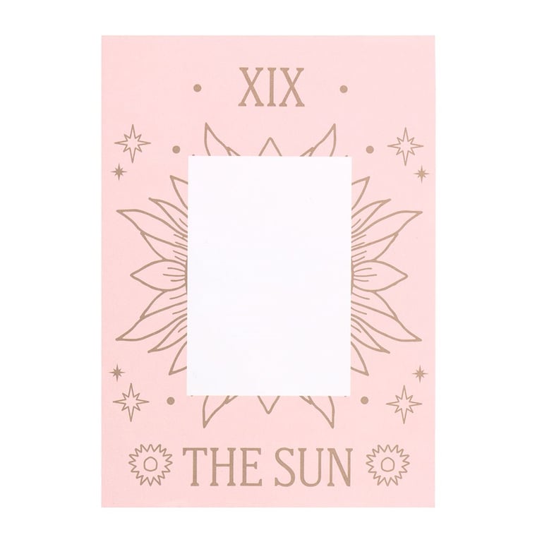 The Sun Vintage Tarot Necklace - Joyful Pendant on Greeting Card Gift