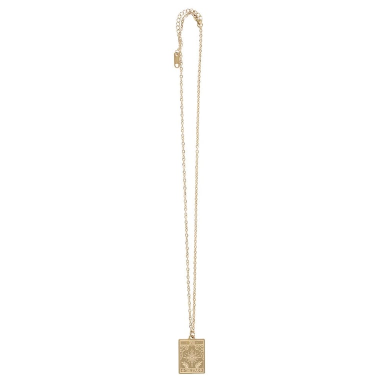 The Star Vintage Tarot Necklace on Greeting Card - Hope, Inspiration & Renewal Gift