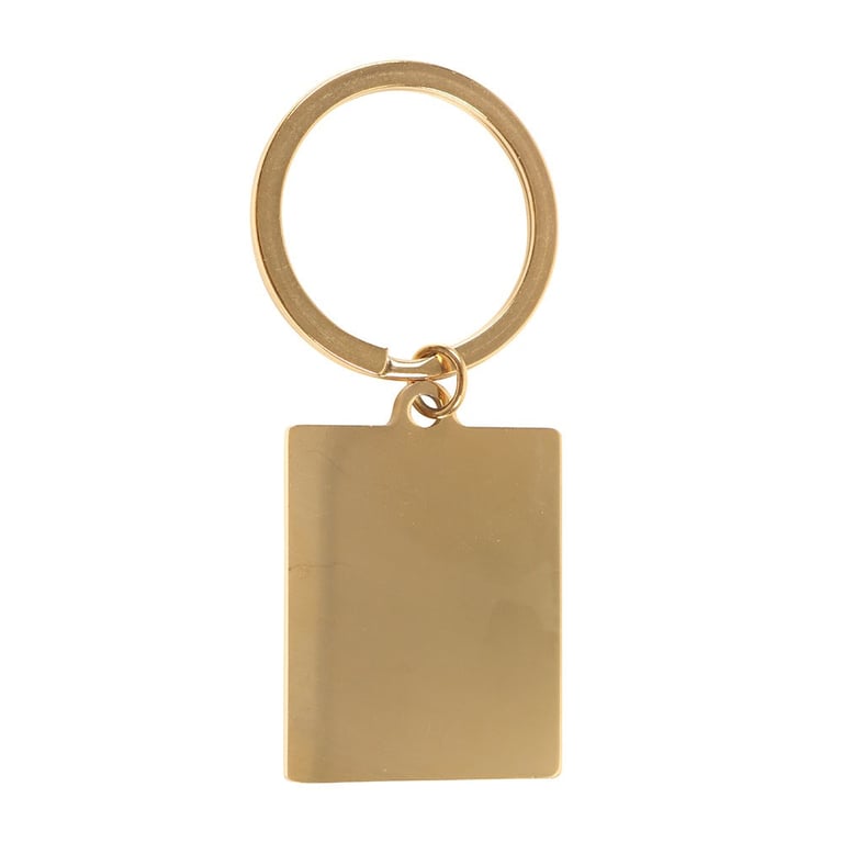 The Sun Vintage Tarot Keyring - Gold-Tone Tarot Card Design Keychain