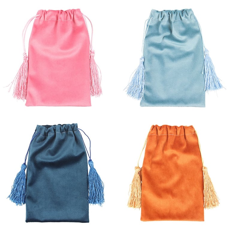 Tarot Velvet Drawstring Bags - Store Your Tarot Decks & Crystals in Style