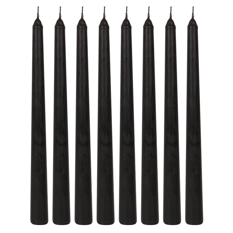 Vampire Blood Taper Candles - Eerie 8-Piece Set with Bleeding Wax Effect, Unscented Paraffin Wax for Home Decor