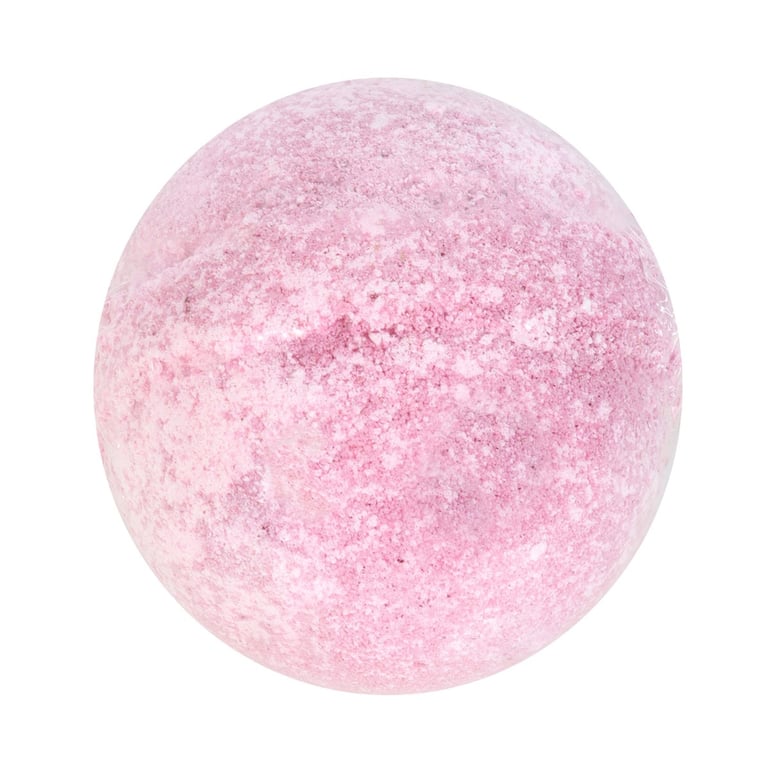 Wild Rose Blood Bath Bomb Cruelty Free UK Made Soak for Dramatic Relaxation