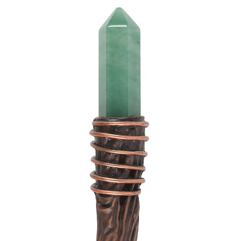 Green Aventurine Abundance Magic Wand - Attract Prosperity and Success
