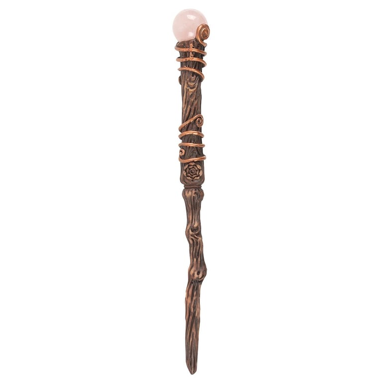 Romance Rose Quartz Crystal Love Wand with Compassion and Self-Love Properties