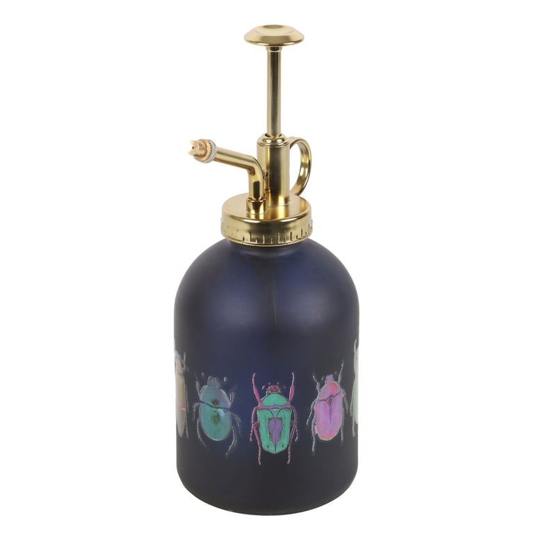 Blue Beetle Ceramic Plant Mister - Whimsical Indoor Garden Gift with 400ml Capacity
