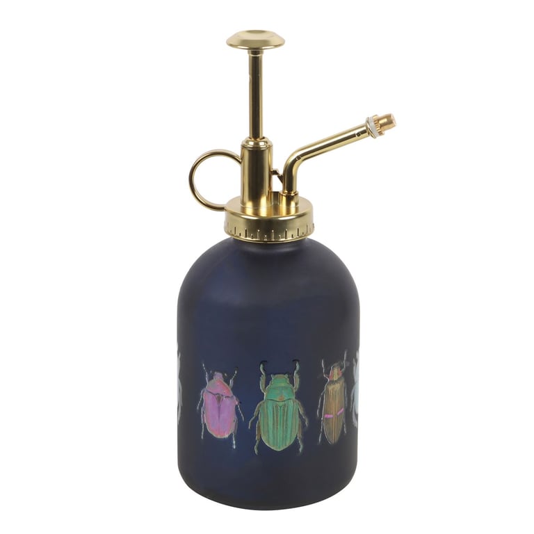 Blue Beetle Ceramic Plant Mister - Whimsical Indoor Garden Gift with 400ml Capacity