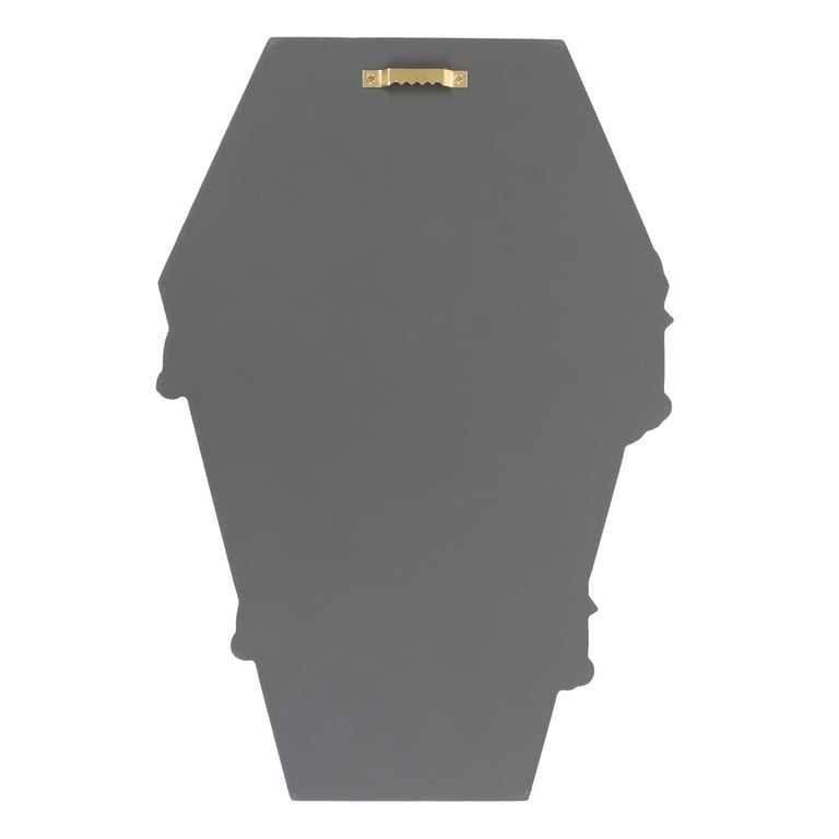 Creepier Coffin Shaped Sign - Mysterious Graveyard Decor
