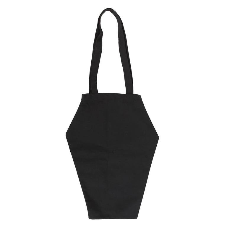 The Creepier the Better Coffin Shaped Statement Tote Bag