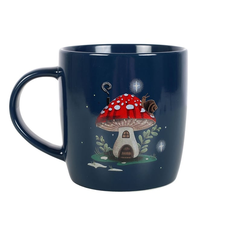 Gnome Sweet Gnome Winter Forest 350ml Ceramic Mug - Magical Morning Joy