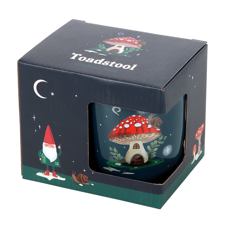 Gnome Sweet Gnome Winter Forest 350ml Ceramic Mug - Magical Morning Joy