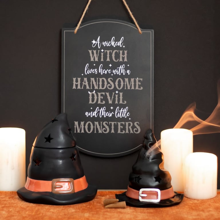 Witch Hat Incense Cone Burner - Home Fragrance Essentials