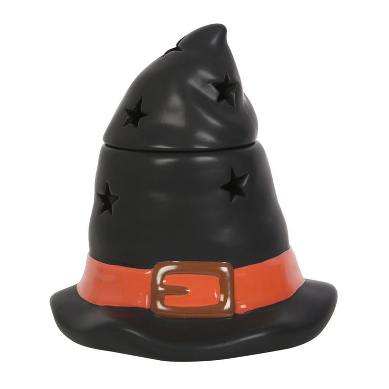 Witch Hat Oil Burner and Wax Warmer - Spooky Decor Fragrance Diffuser