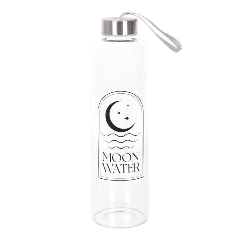 Moon Water Glass Bottle - 550ml Infused Water Vessel
