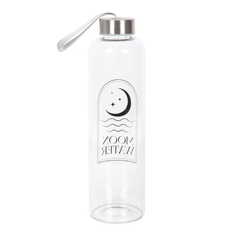 Moon Water Glass Bottle - 550ml Infused Water Vessel