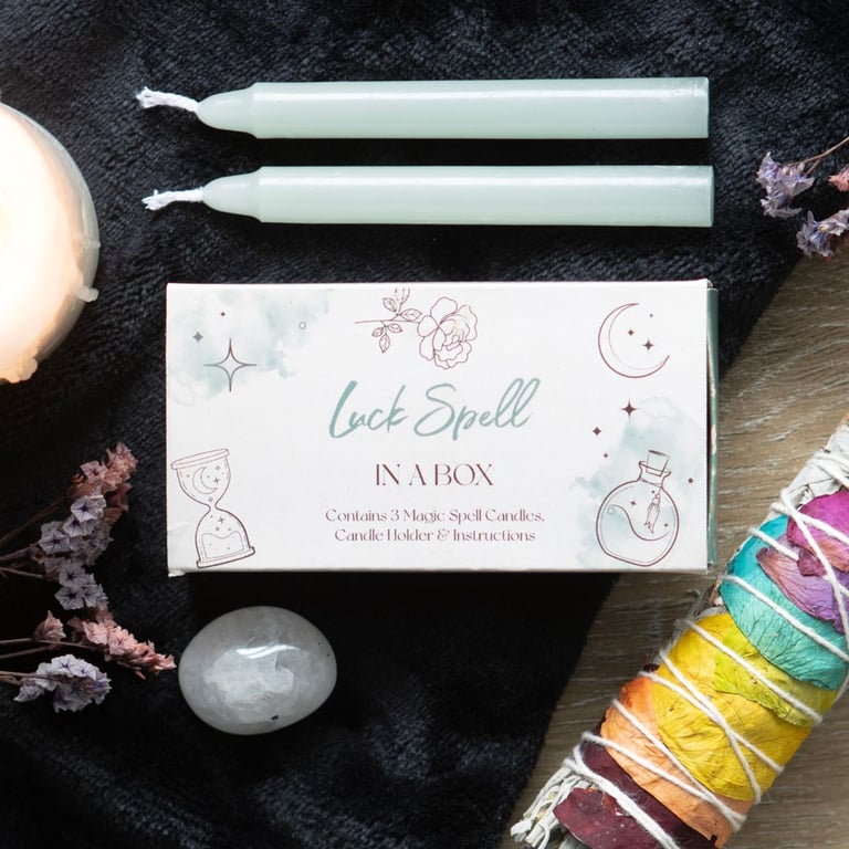 Magic Luck Spell Kit - Attract Prosperity and Spiritual Wealth with Our Mini Luck Spell Box
