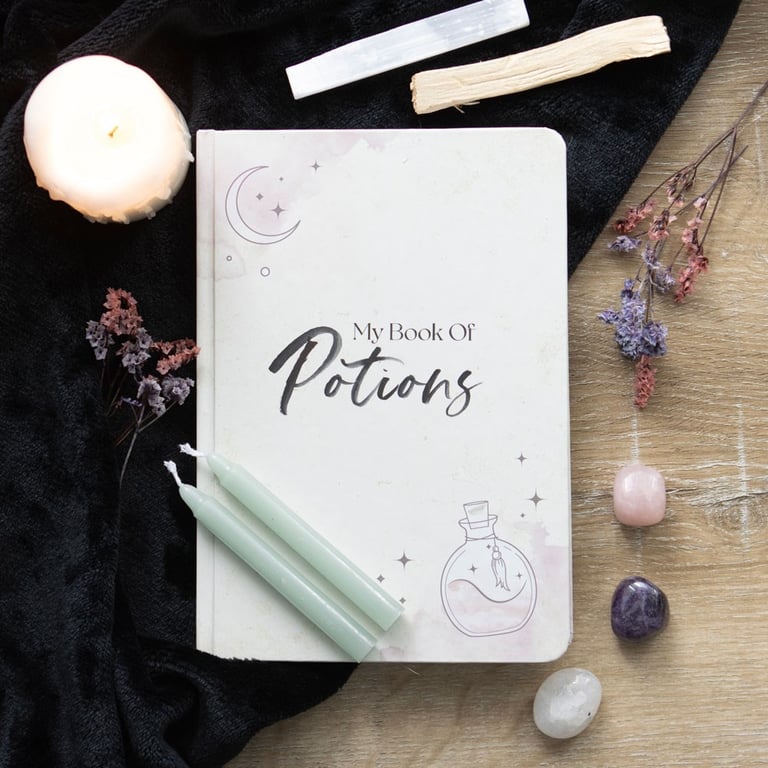 My Book of Potions A5 Lined Notebook for Modern Witches and Spellkeepers