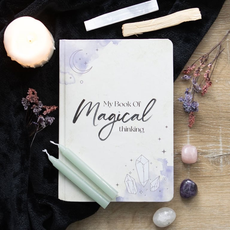 My Book Of Magical Thinking A5 Notebook - Lined Pages for Modern Witches