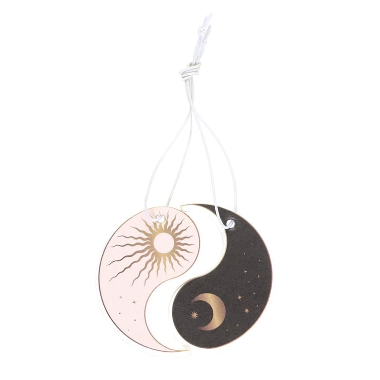 Yin Yang Vanilla Scented Air Fresheners - Car & Home Fragrance for Peaceful Atmosphere