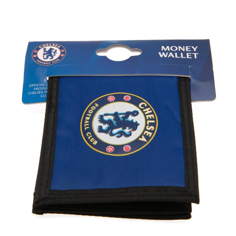 Chelsea FC Full Colour Crest Royal Blue Multi-Compartment Wallet