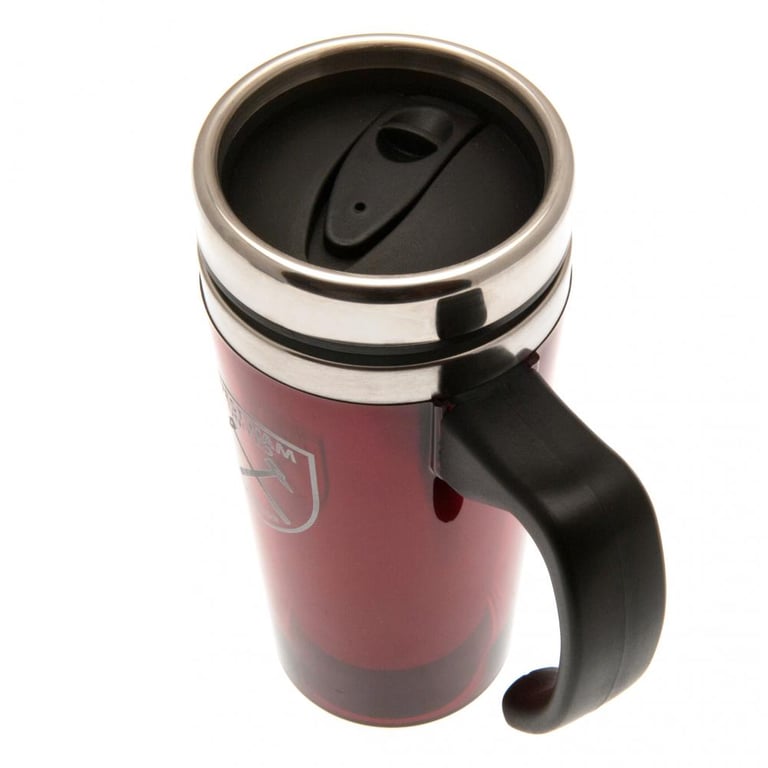 West Ham United FC Claret Stainless Steel Thermal Travel Mug