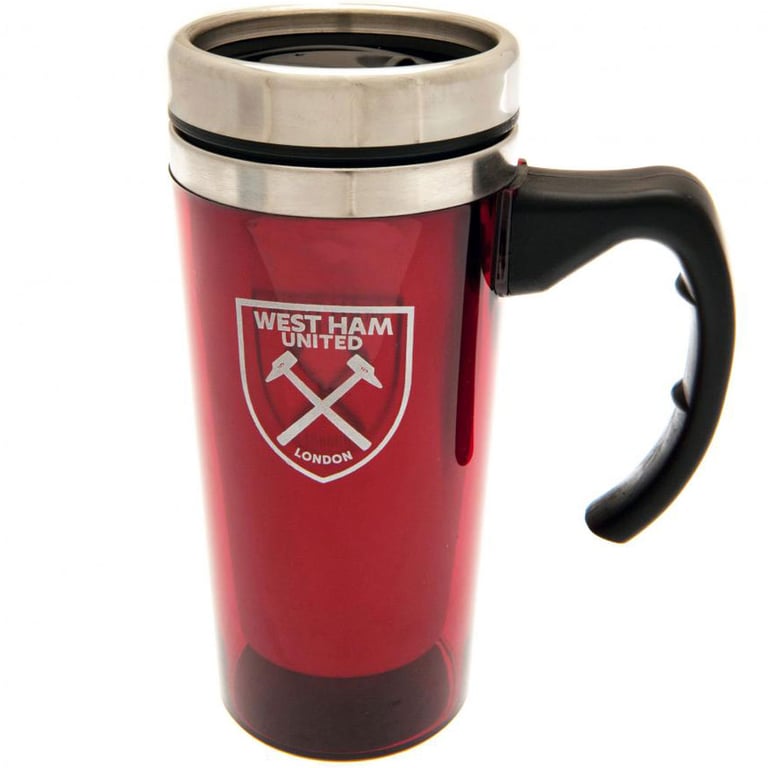 West Ham United FC Claret Stainless Steel Thermal Travel Mug