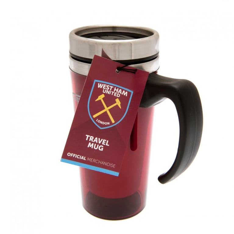West Ham United FC Claret Stainless Steel Thermal Travel Mug