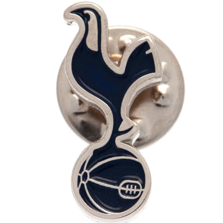 Tottenham Hotspur FC Metal Crest Badge - Die Stamped Enamel Pin Badge with Butterfly Clasp Fixing