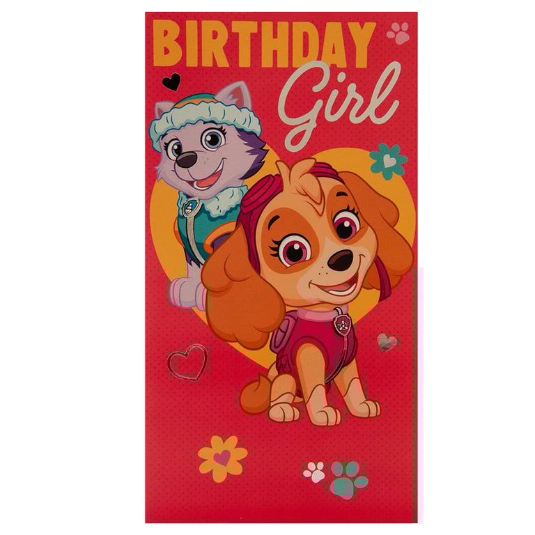 Paw Patrol Skye Magical Birthday Card