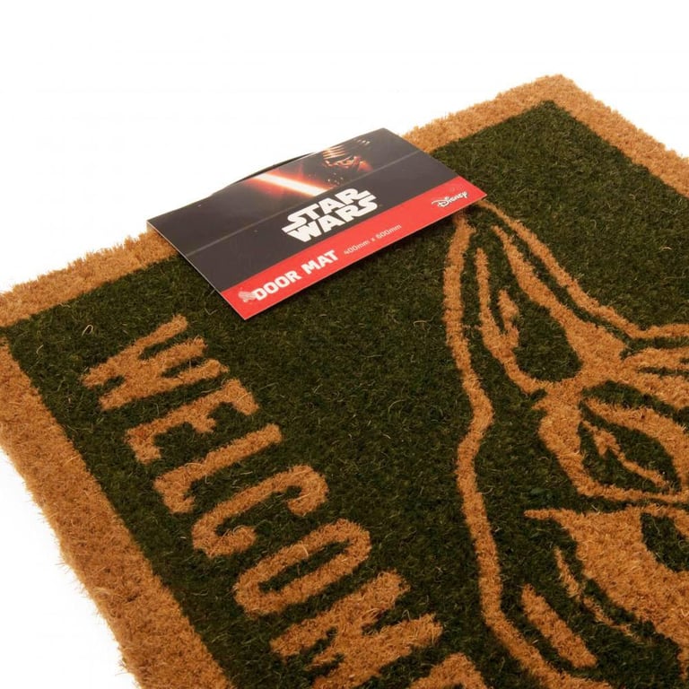 Yoda Star Wars Green Coir Doormat - Durable Indoor/Outdoor Welcome Mat
