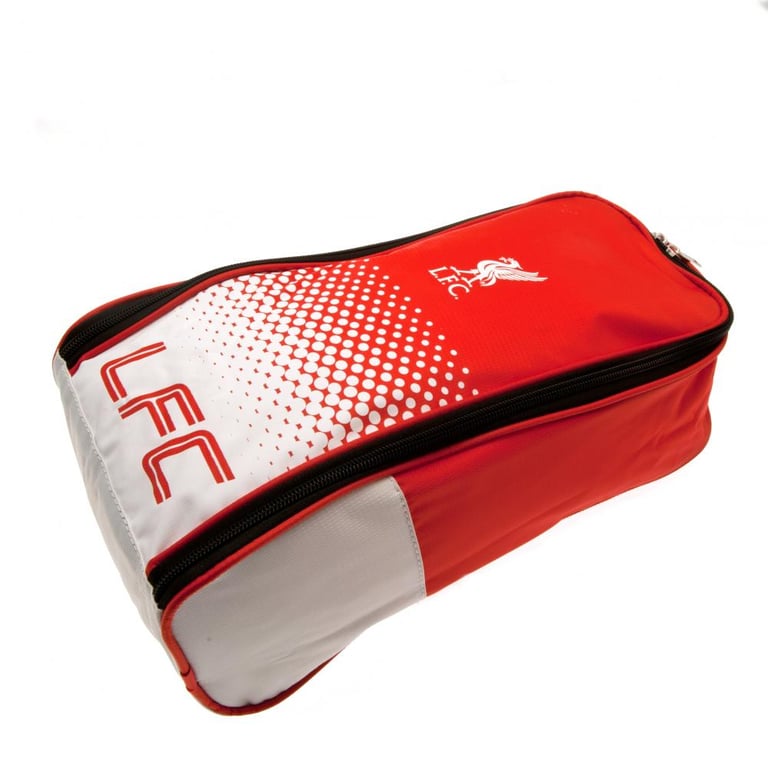 Liverpool FC Fade Design Boot Bag - Large Capacity Wipe Clean Polyester Storage
