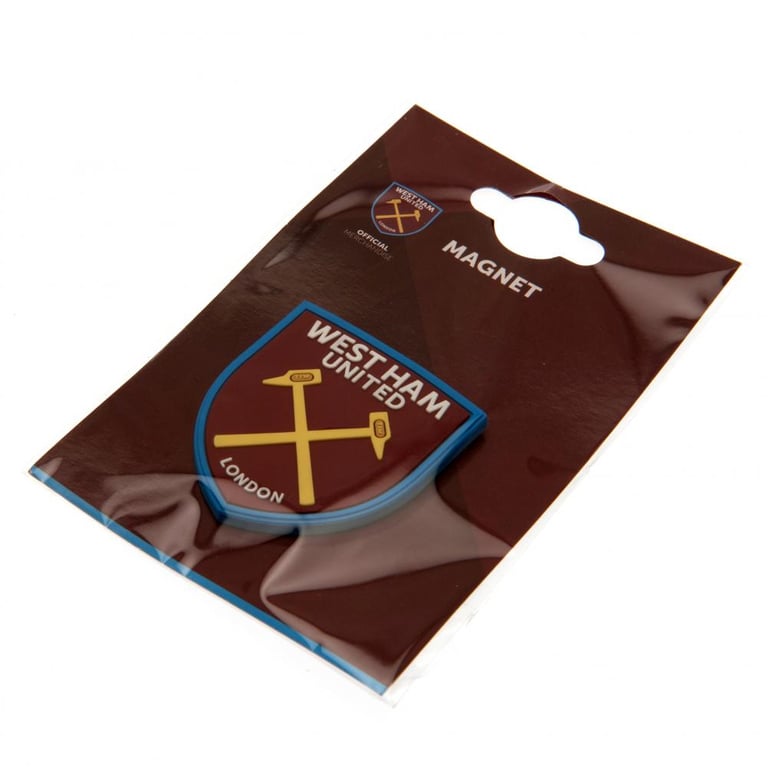 West Ham United FC 3D PVC Fridge Magnet - Official Team Crest Decoration