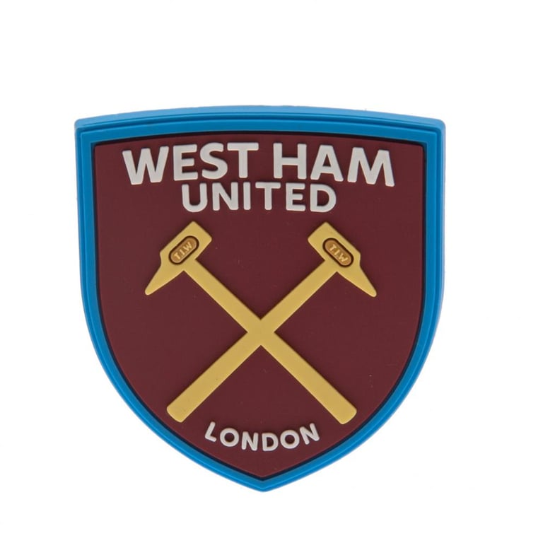 West Ham United FC 3D PVC Fridge Magnet - Official Team Crest Decoration