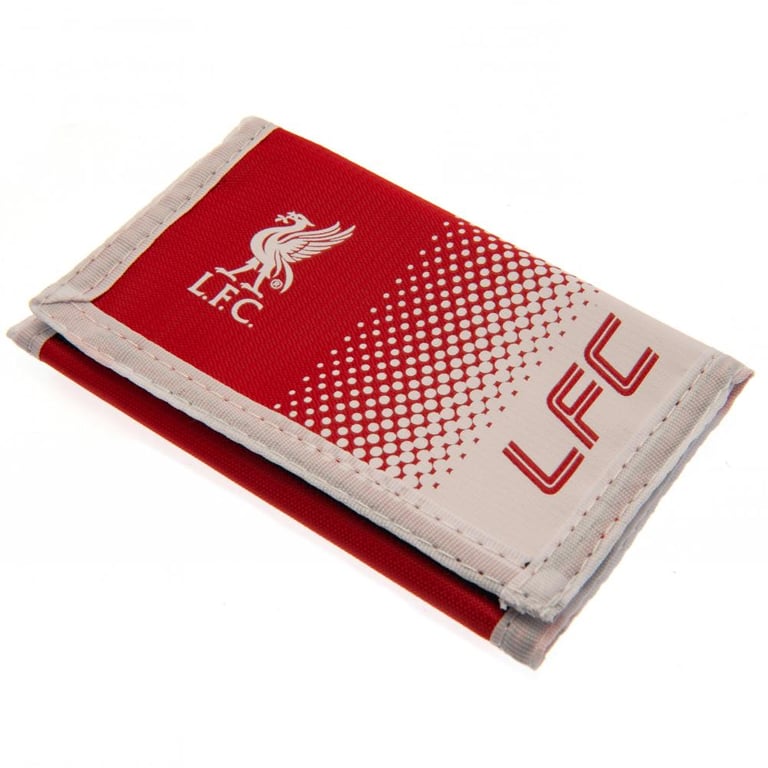Liverpool FC Fade Design Wallet - Compartmentalized Liverbird Crest and LFC Text Wallet