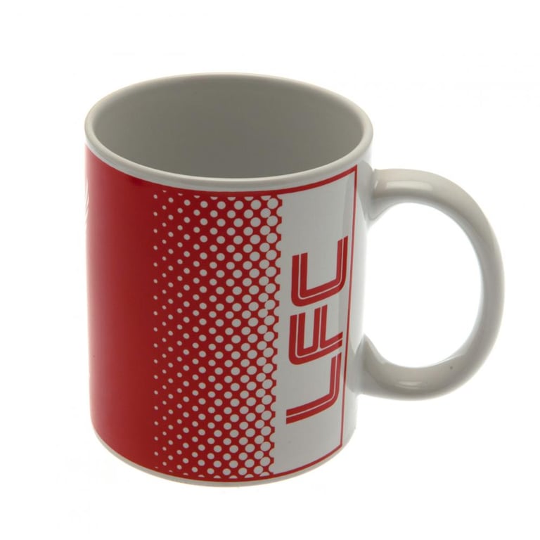 Liverpool FC Fade Ceramic Coffee Mug with Club Crest Design