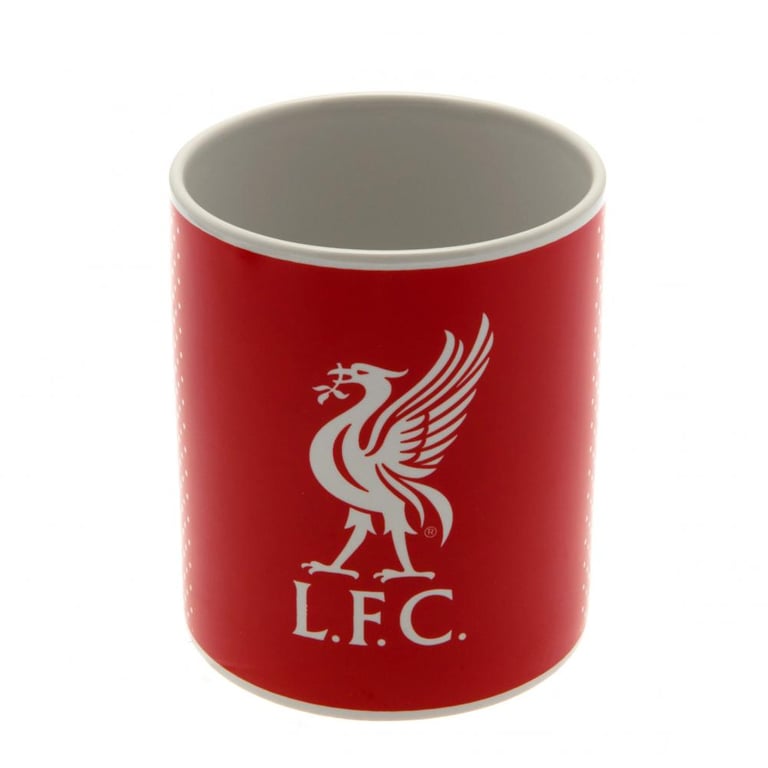Liverpool FC Fade Ceramic Coffee Mug with Club Crest Design