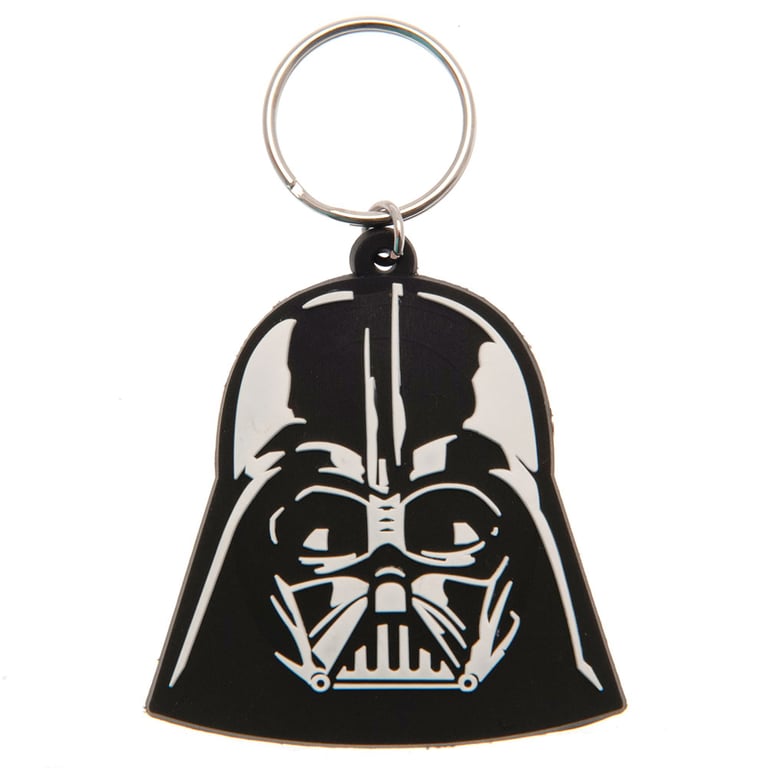 Darth Vader PVC Keyring - Soft, Durable 5mm Thick Collectible Keychain