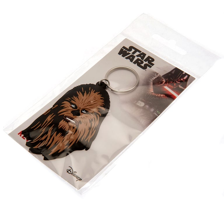 Star Wars Chewbacca Durable PVC Keychain - Colourful & Highly Detailed