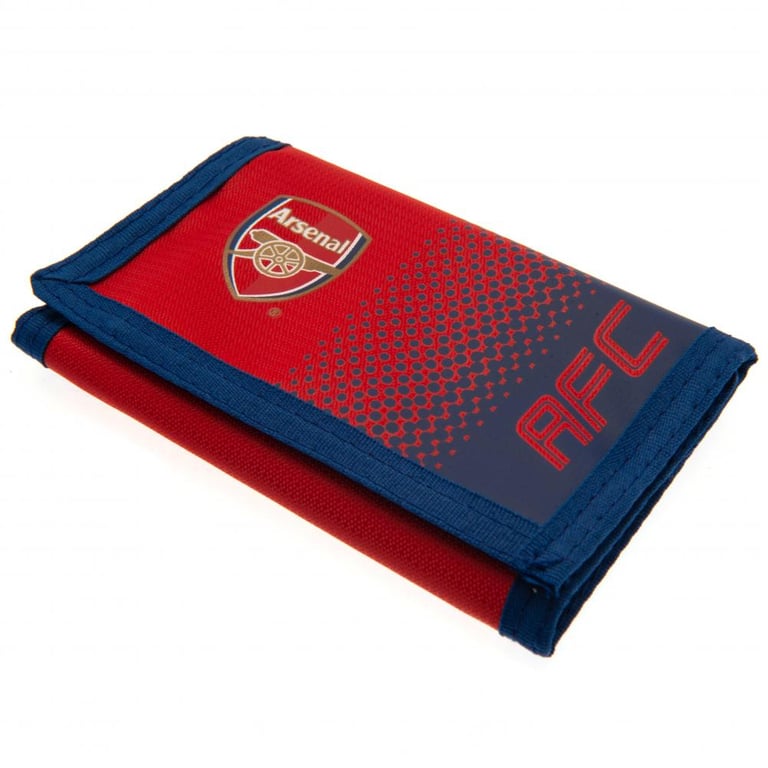Arsenal FC Fade Design Wallet - 5 Compartment External Pocket with Full Colour Club Crest